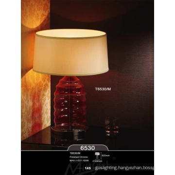 Glass Entrance Table Lamp for Hotel Project